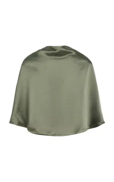 By Malene Birger Pinlos Draped Satin Cape | Thumbnail 6 By Malene Birger Pinlos Draped Satin Cape | Thumbnail 6