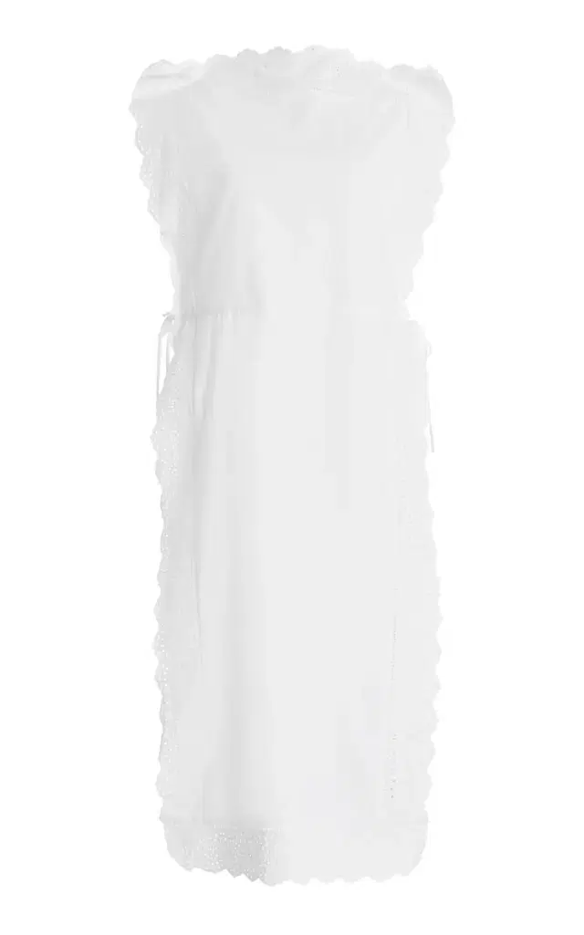By Malene Birger Gustava Eyelet-Detailed Cotton Top