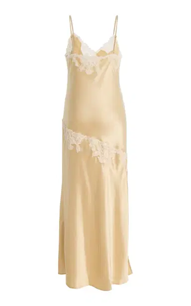 By Malene Birger Vera Lace-Detailed Slip Midi Dress | Thumbnail 7