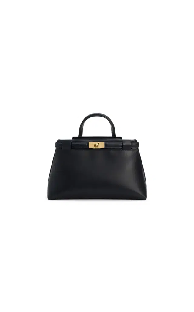Janessa Leone Leoné Mini Leather Top Handle Bag