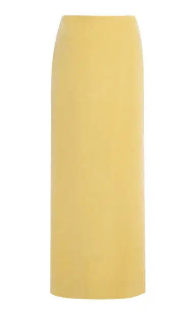 COLLEEN ALLEN Slit-Detailed Cotton-Velvet Skirt | Thumbnail 1 COLLEEN ALLEN Slit-Detailed Cotton-Velvet Skirt | Thumbnail 1