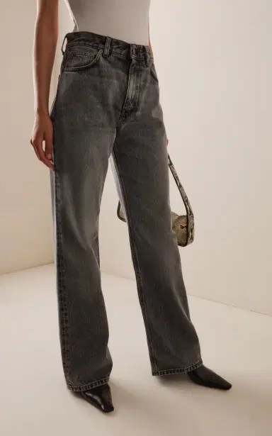 Haikure Korea Rigid Mid-Rise Flared-Leg Jeans | Thumbnail 3 Haikure Korea Rigid Mid-Rise Flared-Leg Jeans | Thumbnail 3