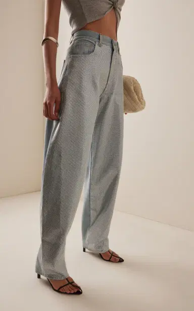 Haikure Bibi Stapled Rigid High-Rise Barrel-Leg Jeans | Thumbnail 3 Haikure Bibi Stapled Rigid High-Rise Barrel-Leg Jeans | Thumbnail 3