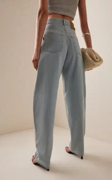 Haikure Bibi Stapled Rigid High-Rise Barrel-Leg Jeans | Thumbnail 4 Haikure Bibi Stapled Rigid High-Rise Barrel-Leg Jeans | Thumbnail 4