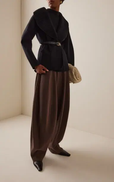 Ashlyn Blaine Paneled Fleece Balloon Pants | Thumbnail 4 Ashlyn Blaine Paneled Fleece Balloon Pants | Thumbnail 4