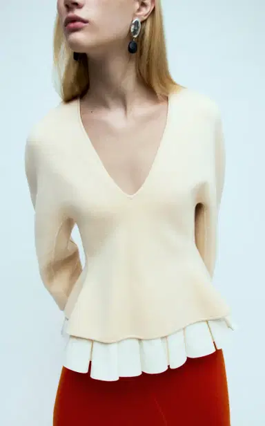 Ashlyn Leon Organic Cotton Peplum Tank Top | Thumbnail 2