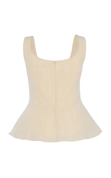 Ashlyn Leon Organic Cotton Peplum Tank Top | Thumbnail 6