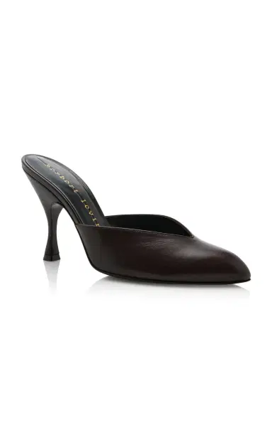 Herbert Levine Sitting Pretty Leather Mules | Thumbnail 4 Herbert Levine Sitting Pretty Leather Mules | Thumbnail 4