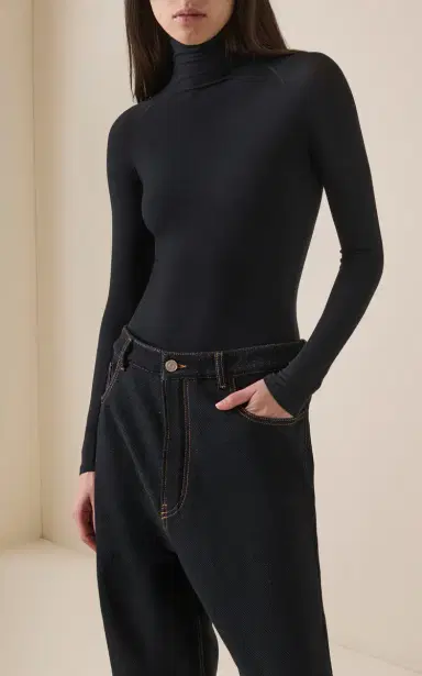 Alaïa Second-Skin Jersey Bodysuit | Thumbnail 3 Alaïa Second-Skin Jersey Bodysuit | Thumbnail 3