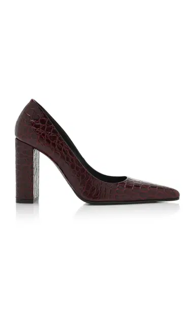 Alaïa Croc-Effect Leather Pumps | Thumbnail 6 Alaïa Croc-Effect Leather Pumps | Thumbnail 6