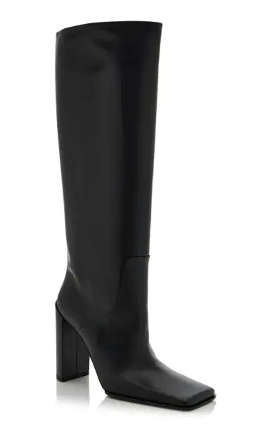 Alaïa Leather Knee Boots | Thumbnail 4 Alaïa Leather Knee Boots | Thumbnail 4