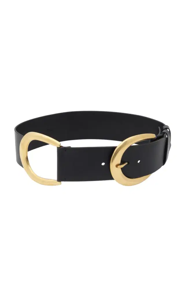 Chloé Anita Double Buckle Leather Belt