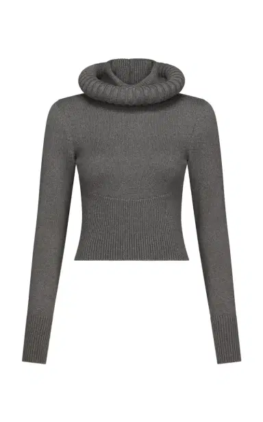 Alaïa Hooded Virgin Wool Sweater | Thumbnail 1