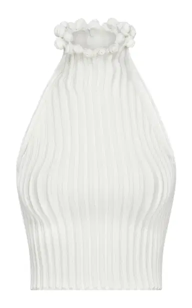 ALAÏA Ringlet-Detailed Knit Top | Thumbnail 5 ALAÏA Ringlet-Detailed Knit Top | Thumbnail 5