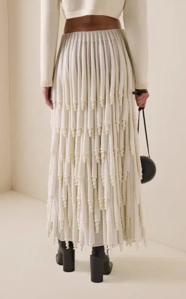 Alaïa Layered Wool-Blend Maxi Skirt | Thumbnail 6 Alaïa Layered Wool-Blend Maxi Skirt | Thumbnail 6