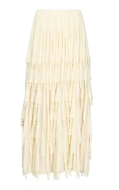 Alaïa Layered Wool-Blend Maxi Skirt | Thumbnail 1 Alaïa Layered Wool-Blend Maxi Skirt | Thumbnail 1