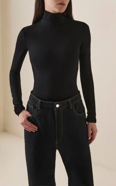 Alaïa Heart Cut-Out Jersey Bodysuit | Thumbnail 2 Alaïa Heart Cut-Out Jersey Bodysuit | Thumbnail 2