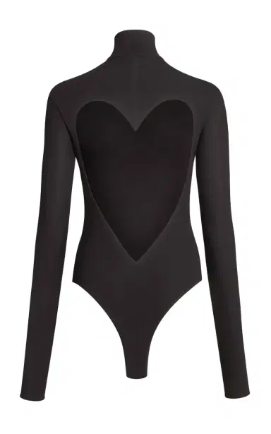 Alaïa Heart Cut-Out Jersey Bodysuit | Thumbnail 5 Alaïa Heart Cut-Out Jersey Bodysuit | Thumbnail 5