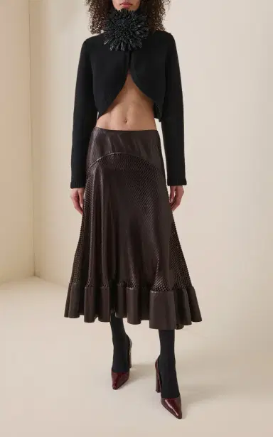 Alaïa Cut-Out Cashmere-Blend Jumper | Thumbnail 9