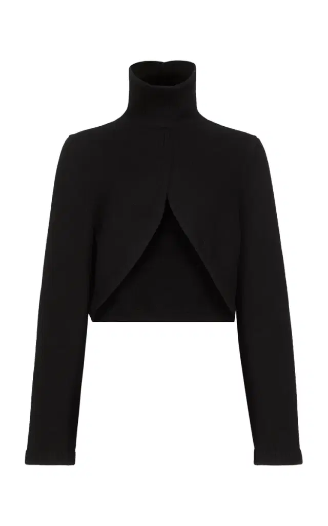 ALAÏA Cut-Out Cashmere-Blend Jumper