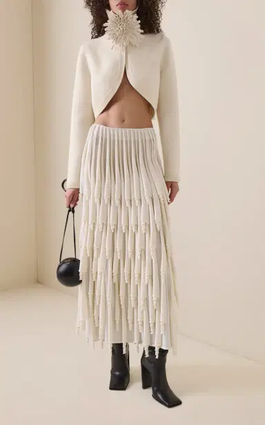 Alaïa Cut-Out Cashmere-Blend Jumper | Thumbnail 4