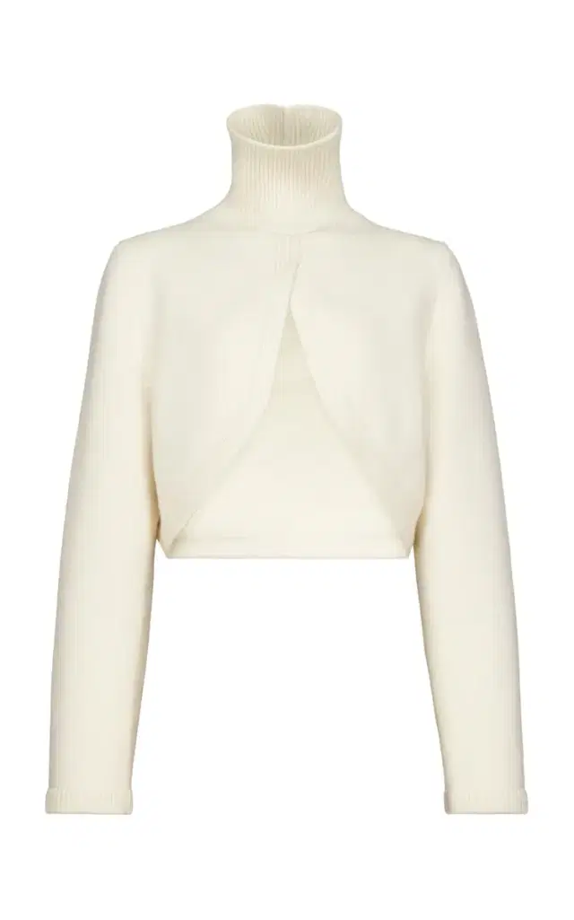 ALAÏA Cut-Out Cashmere-Blend Jumper