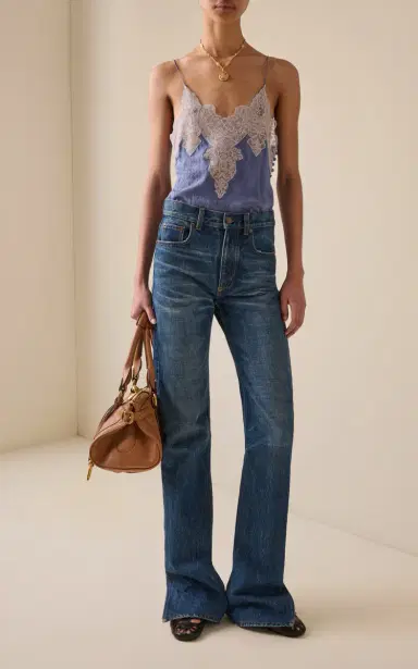 Chloé Rigid High-Rise Straight-Leg Jeans | Thumbnail 2