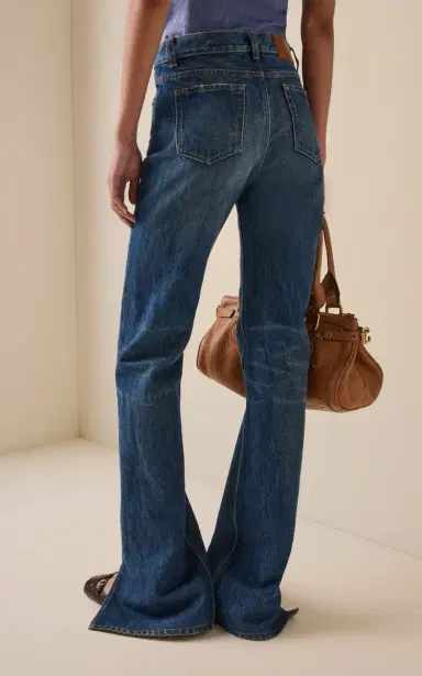 Chloé Rigid High-Rise Straight-Leg Jeans | Thumbnail 4