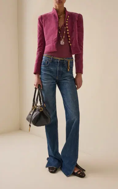 Chloé Merino Wool Henley Top | Thumbnail 2 Chloé Merino Wool Henley Top | Thumbnail 2