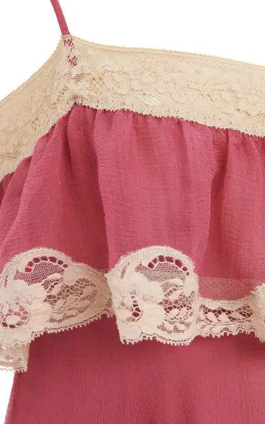 Chloé Flou Ruffled Organic Silk Mousseline Gown | Thumbnail 5 Chloé Flou Ruffled Organic Silk Mousseline Gown | Thumbnail 5