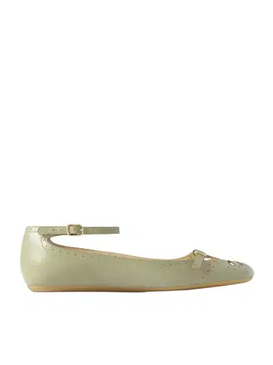 Chloé Misty Laser-cut Leather Ballet Flats | Thumbnail 1 Chloé Misty Laser-cut Leather Ballet Flats | Thumbnail 1