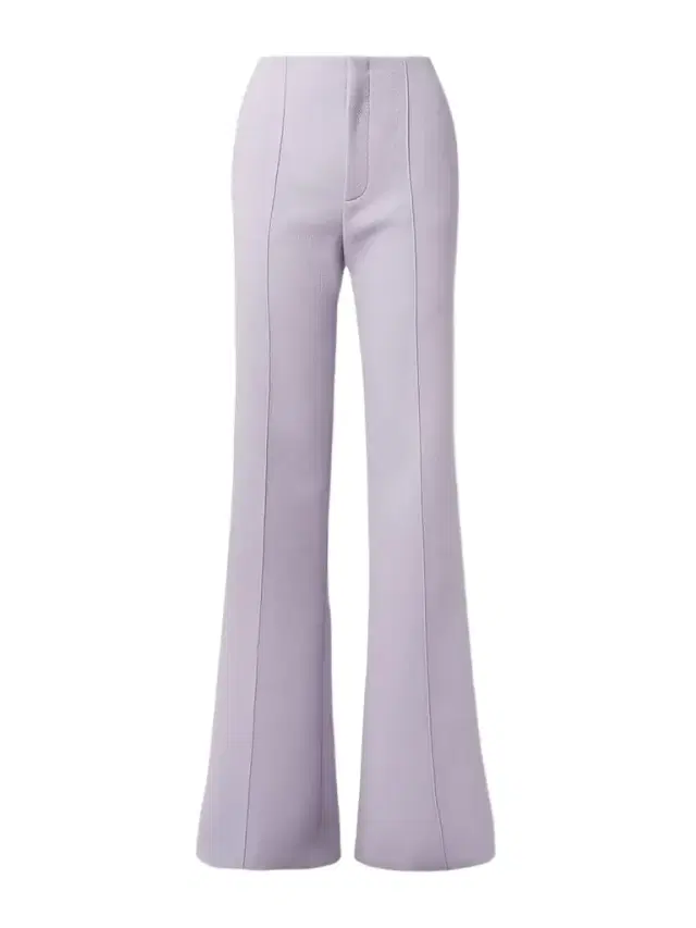 Wool-crepe Flared Pants