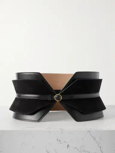 Alaïa Leather And Suede Waist Belt | Thumbnail 1