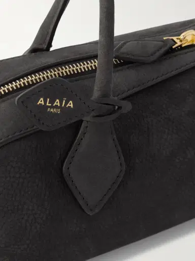 Alaïa Le Teckel Medium Nubuck Shoulder Bag | Thumbnail 4 Alaïa Le Teckel Medium Nubuck Shoulder Bag | Thumbnail 4
