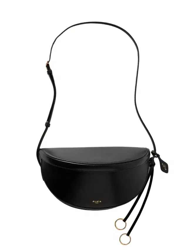 Molded East West Leather Shoulder Bag