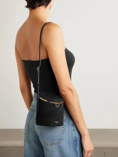 Alaïa La Canette Small Suede Shoulder Bag | Thumbnail 2