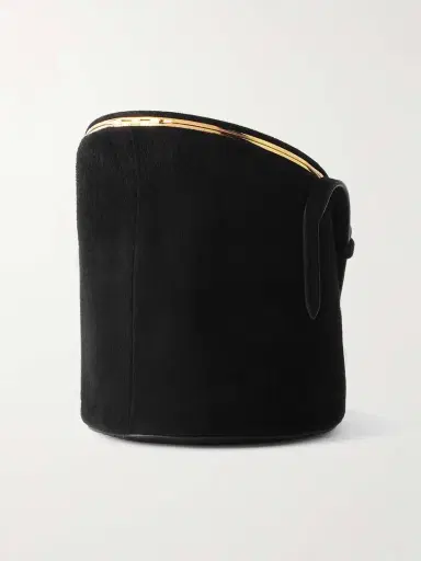 Alaïa La Canette Small Suede Shoulder Bag | Thumbnail 3