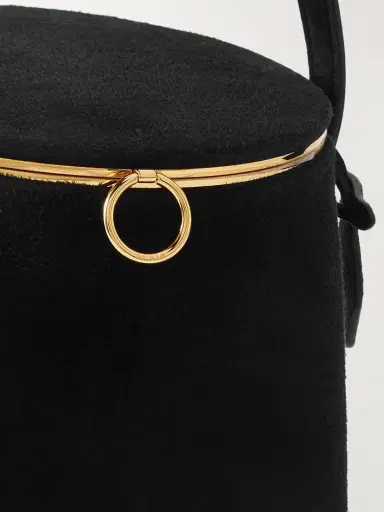 Alaïa La Canette Small Suede Shoulder Bag | Thumbnail 4