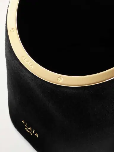 Alaïa La Canette Small Suede Shoulder Bag | Thumbnail 5
