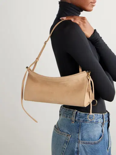 Alaïa Click Medium Nubuck Shoulder Bag | Thumbnail 2 Alaïa Click Medium Nubuck Shoulder Bag | Thumbnail 2