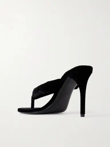 Alaïa 90 Velvet Mules | Thumbnail 3 Alaïa 90 Velvet Mules | Thumbnail 3