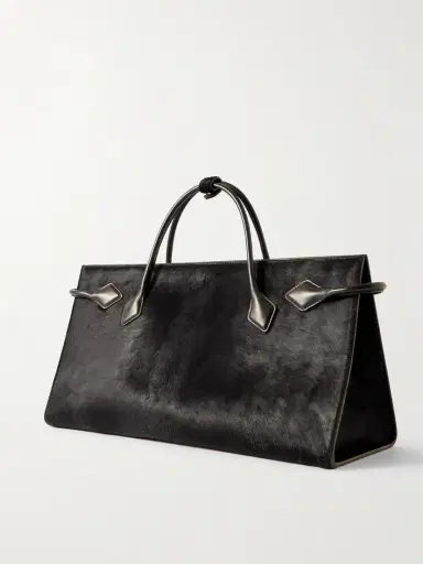 Alaïa Le Teckel Large Leather-trimmed Calf Hair Tote | Thumbnail 3 Alaïa Le Teckel Large Leather-trimmed Calf Hair Tote | Thumbnail 3