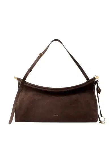 Alaïa Le Click Large Nubuck Shoulder Bag | Thumbnail 1 Alaïa Le Click Large Nubuck Shoulder Bag | Thumbnail 1