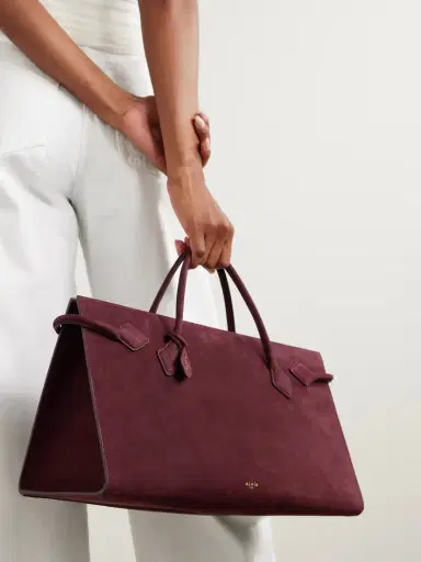 Alaïa East West Nubuck Tote | Thumbnail 2
