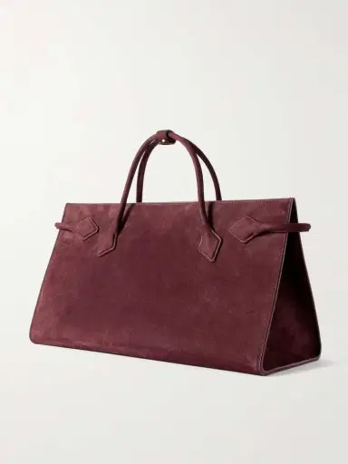 Alaïa East West Nubuck Tote | Thumbnail 3