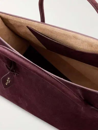 Alaïa East West Nubuck Tote | Thumbnail 5