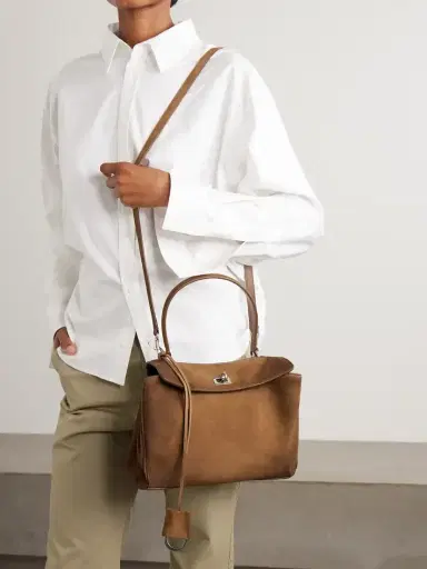 Balenciaga Rodeo Small Suede Tote | Thumbnail 2