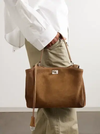 Balenciaga Rodeo Small Suede Tote | Thumbnail 6
