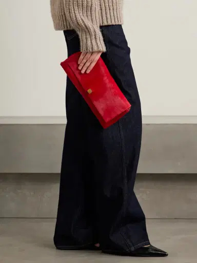 Khaite Audrey Calf Hair Clutch | Thumbnail 2