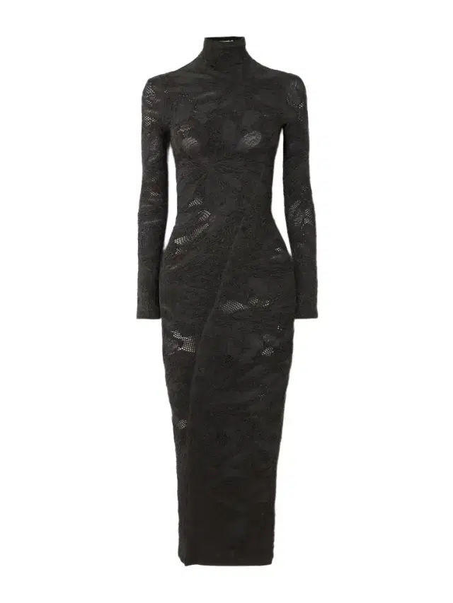 Alaïa Silk-blend Jacquard-knit Midi Dress
